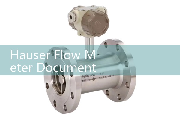Hauser Flow Meter Document Archive: Sourcing Legacy Instruction Manuals and Installation Templates