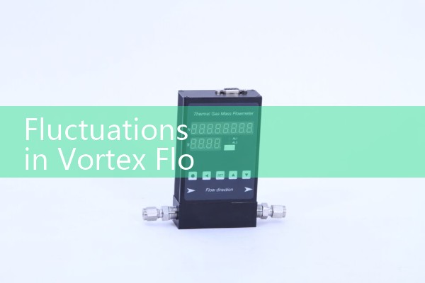 Vortex flowmeter fluctuation