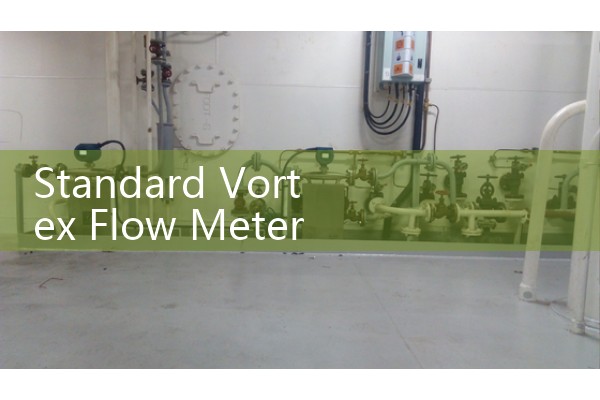 Standard vortex flowmeter