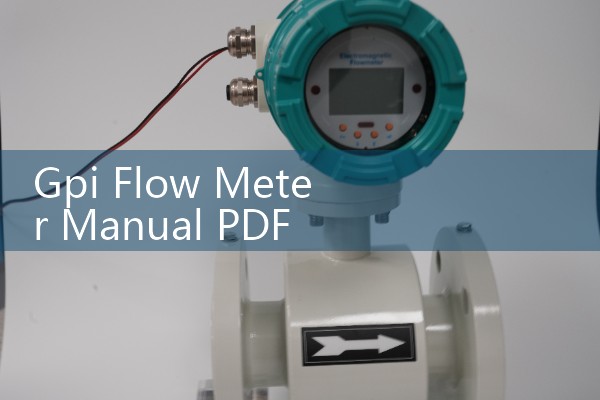 Gpi Flow Meter Manual PDF Archive: Instant Access to Technical Data and Terminal Block Wiring