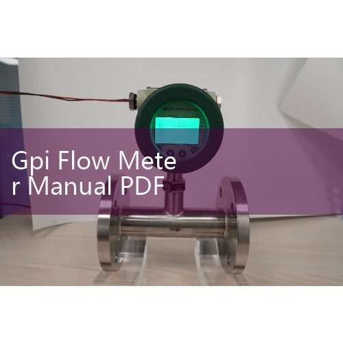 Gpi Flow Meter Manual PDF Archive: Instant Access to Technical Data and Terminal Block Wiring